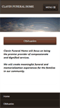 Mobile Screenshot of clavinfuneralhome.com
