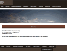 Tablet Screenshot of clavinfuneralhome.com